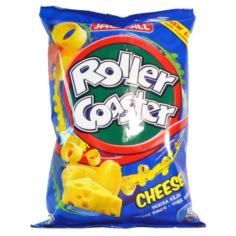 JACKJILL Roller Coaster Cheese 60G Snack Malaysia Johor Bahru JB