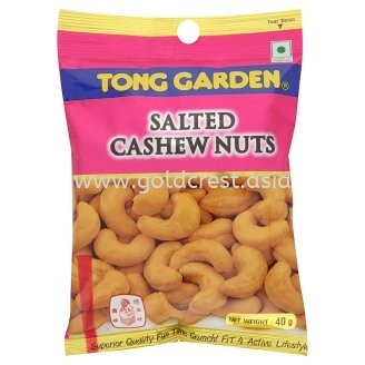 Tong Garden Salted Cashew Nuts 40g Snack Malaysia, Johor Bahru (JB), Selangor, Kuala Lumpur (KL) Supplier, Wholesaler, Supply, Supplies | GOLDCREST F&B SDN BHD