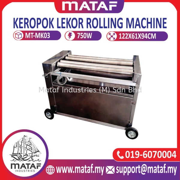 Mesin Pembentuk Keropok Lekor (Rolling Machine) KEROPOK LEKOR MACHINE Seremban, Malaysia, Negeri Sembilan Supplier, Suppliers, Supply, Supplies | MATAF INDUSTRIES (M) SDN BHD