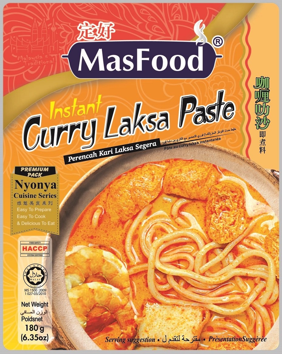 Masfood Instant Curry Laksa Paste Curry Paste Malaysia Johor Bahru Jb Johor Kulai Manufacturer Masbest