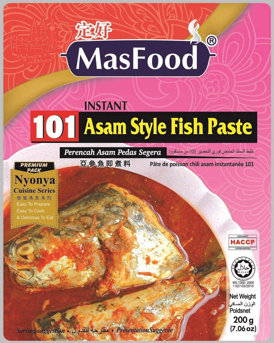 101亚参鱼即煮料娘惹式酱料manufacturer Masbest Food Industries Sdn Bhd