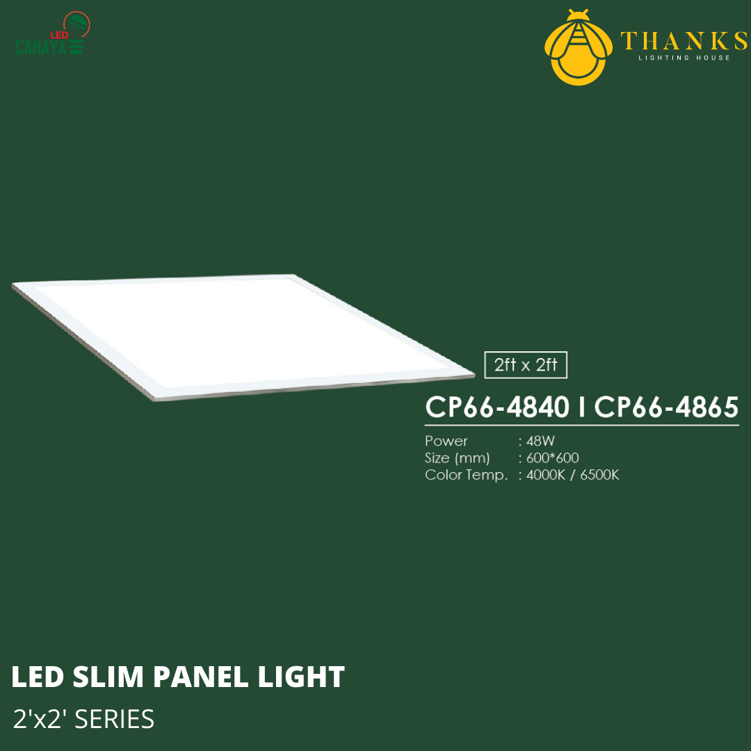 2x2 LED Slim Panel Light for Recessed T-bar Ceiling