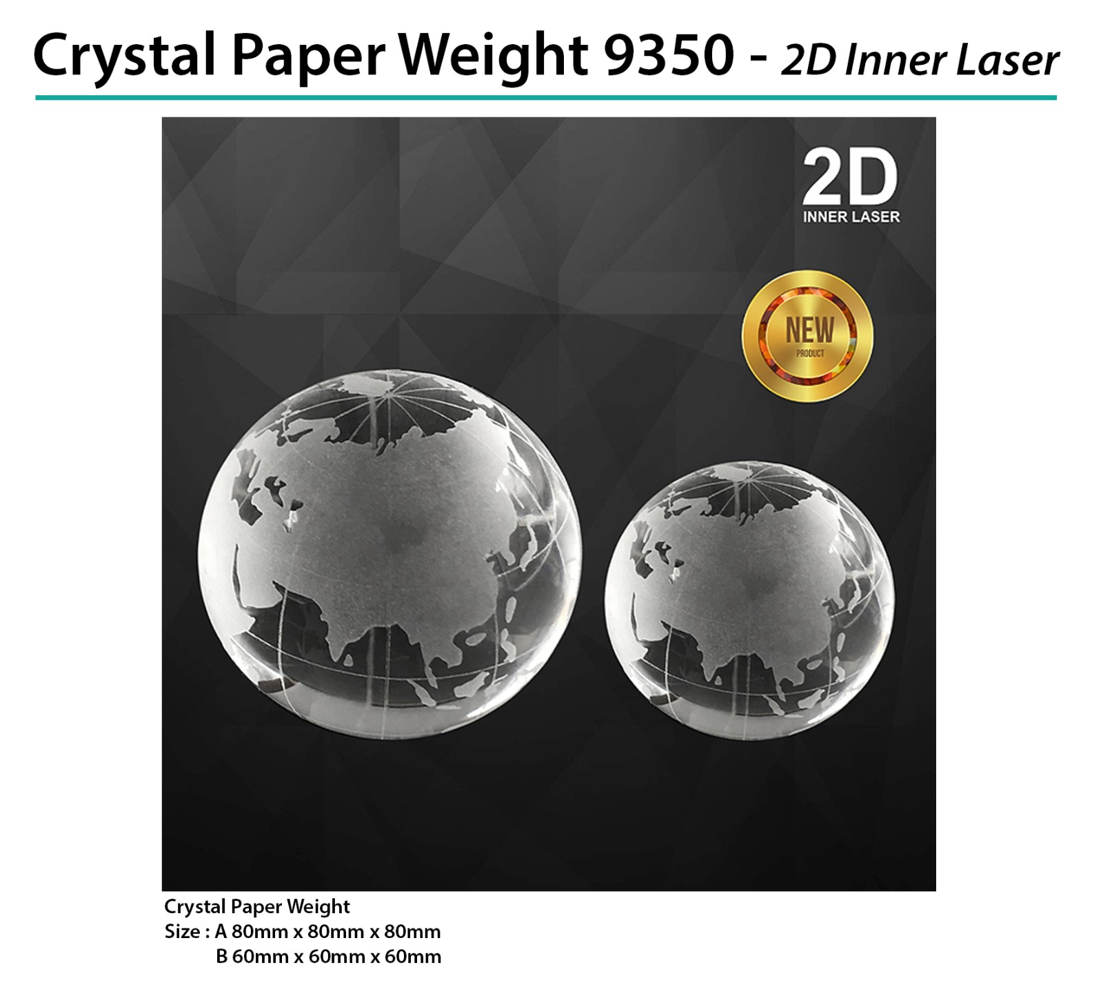 Crystal Paper Weight 9350