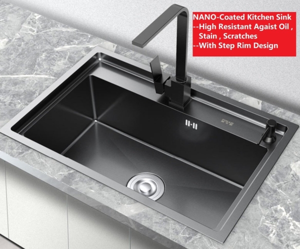 PFH 630500NNB (Package Offer) 304 S.Steel Nano-Coated  Stainless Steel Series Kitchen- Sink JB Johor Bahru Malaysia Supply Suppliers | Pro-Field Home & Living Sdn Bhd