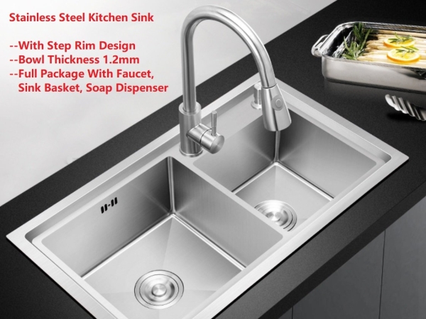 PFH 8045 SS (Package Offer) 304 Stainless Steel Stainless Steel Series Kitchen- Sink JB Johor Bahru Malaysia Supply Suppliers | Pro-Field Home & Living Sdn Bhd