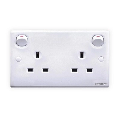 13A DOUBLE SWITCH SOCKET