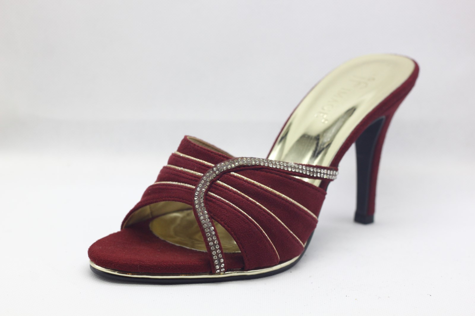 maroon colour heels