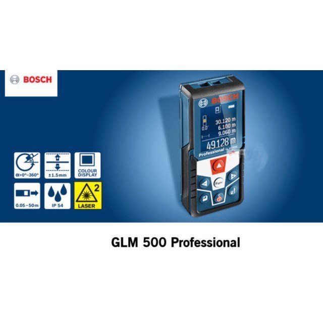 BOSCH GLM 500 Professional Laser Rangefinder Measuring Technology 