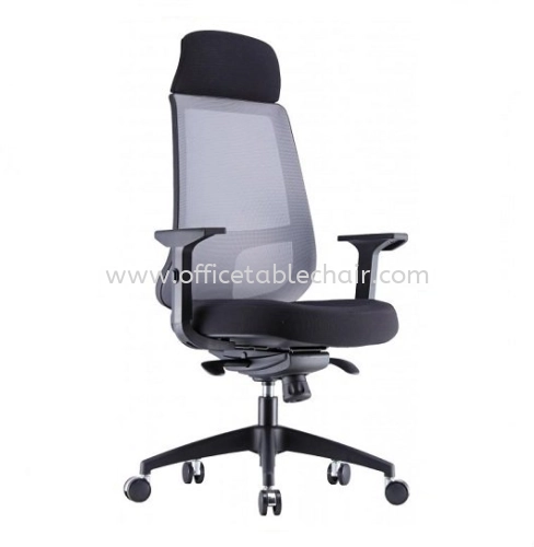 ORION 1 HIGH BACK ERGONOMIC MESH OFFICE CHAIR WITH NYLON ROCKET BASE