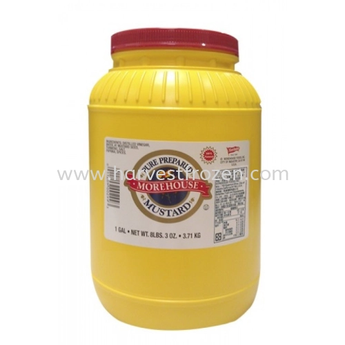 MOREHOUSE YELLOW MUSTARD 1GALLON 3.71KG