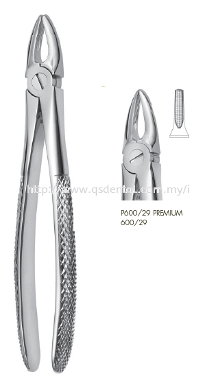 600/29 Upper Front Roots Forceps Adult Upper Forceps Forceps Otto Leibinger GmbH Selangor, Malaysia, Kuala Lumpur (KL), Banting Supplier, Suppliers, Supply, Supplies | QS Dental Supply Sdn Bhd