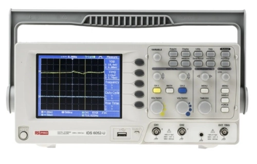 123-3538 - RS PRO IDS6052U Oscilloscope, Digital Storage, 2 Channels, 50MHz