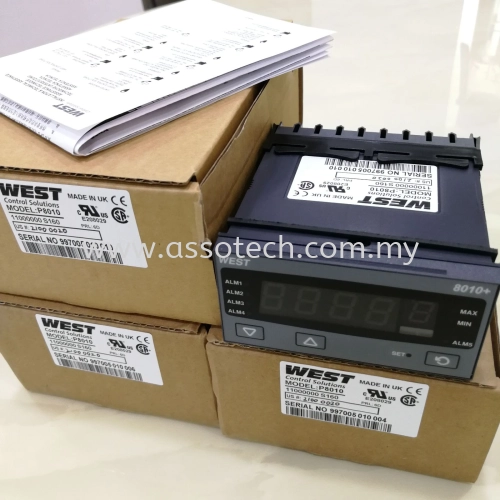 WEST Temperature Controller, Model: P8010