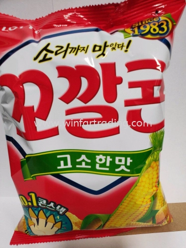 LOTTE CORN SNACK NUTTY FLAVOUR BR 8801062013524 70G