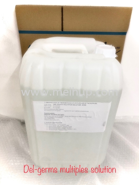 Del-germs multiples solution Sanitizer & disinfectant Selangor, Malaysia, Kuala Lumpur (KL), Rawang Supplier, Suppliers, Supply, Supplies | MeiHup Trading Sdn Bhd
