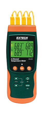 Extech SDL200  4-Channel Datalogging Thermometer Thermometers Extech Instruments Test & Measurement Products Malaysia, Selangor, Kuala Lumpur (KL), Shah Alam Supplier, Suppliers, Supply, Supplies | LELab Sdn Bhd