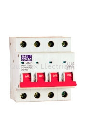 MB63-1 Series (6kA MCB) 4 Pole Maxguard Electrical Components Selangor, Malaysia, Kuala Lumpur (KL), Shah Alam Supplier, Suppliers, Supply, Supplies | Quintex Electrical Engineering & Trading