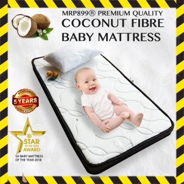 Baby Coconut Mattress (Foam + Coconut Fiber)