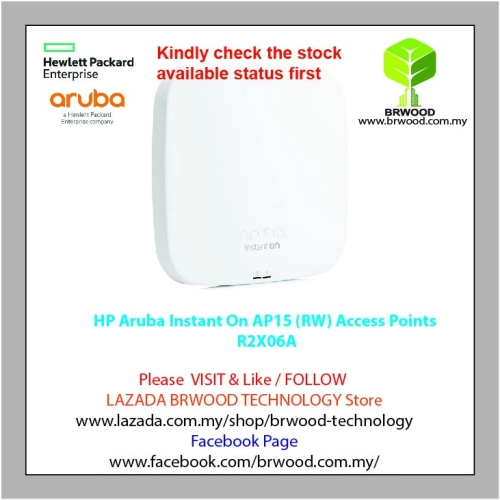 HP Aruba R2X06A: Aruba Instant On AP15 (RW) Access Points 