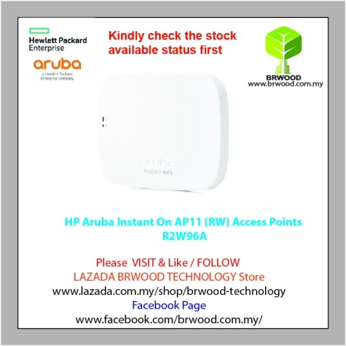 HP Aruba R2W96A: Aruba Instant On AP11 (RW) Access Points