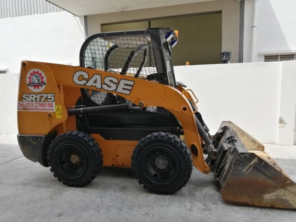 Case SR175 (YOM2017) Skid Steer Loader Used Machine For Sales Malaysia, Selangor, Kuala Lumpur (KL), Penang, Johor  Supplier, Rental, Sewa, Sales | Greenman Telehandler Sdn Bhd