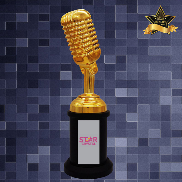 4295 Exclusive Sculptures Awards   Microphone Trophy Trophy Series Trophy Selangor, Malaysia, Kuala Lumpur (KL) Supplier, Suppliers, Supply, Supplies | Gift Tree Enterprise
