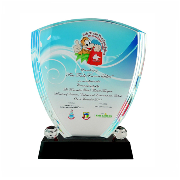 8023 Exclusive Crystal Glass Awards Crystal Plaque Plaque Series Trophy Selangor, Malaysia, Kuala Lumpur (KL) Supplier, Suppliers, Supply, Supplies | Gift Tree Enterprise