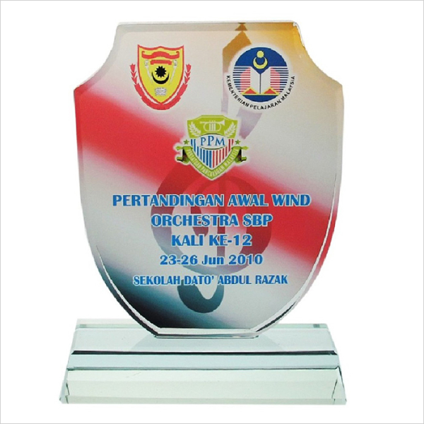 8006 Exclusive Crystal Glass Awards Crystal Plaque Plaque Series Trophy Selangor, Malaysia, Kuala Lumpur (KL) Supplier, Suppliers, Supply, Supplies | Gift Tree Enterprise