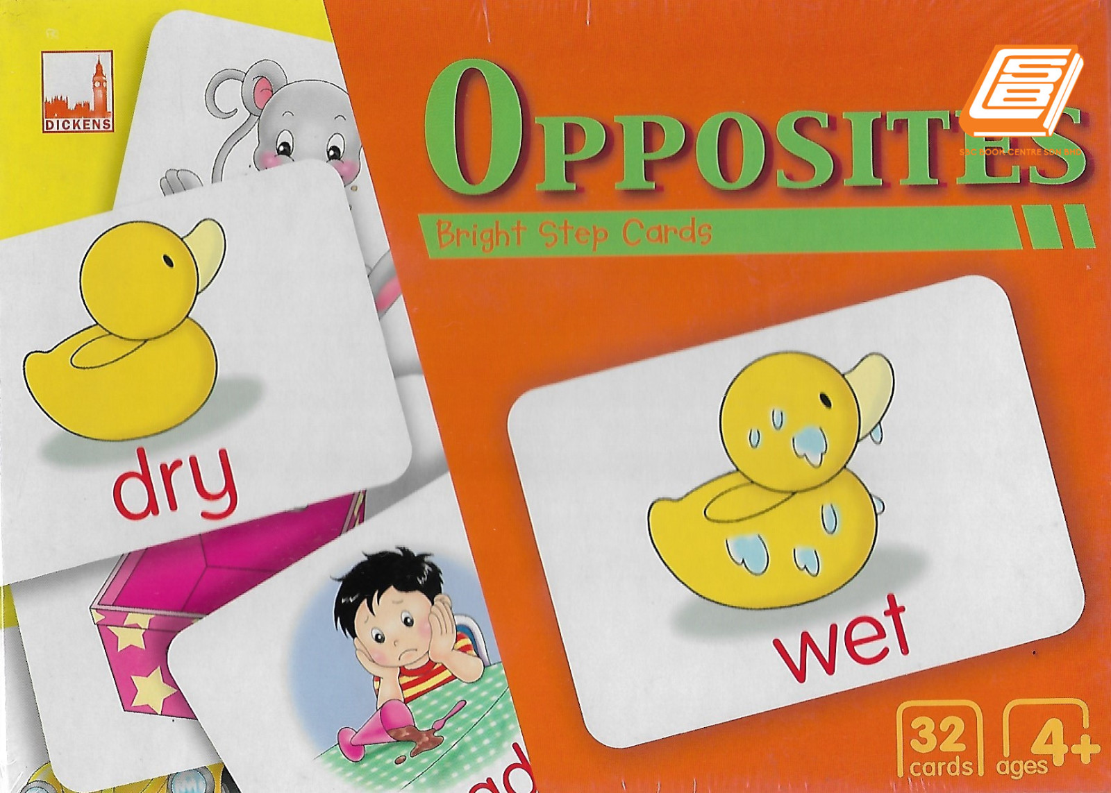 Opposites Bright Step Card 