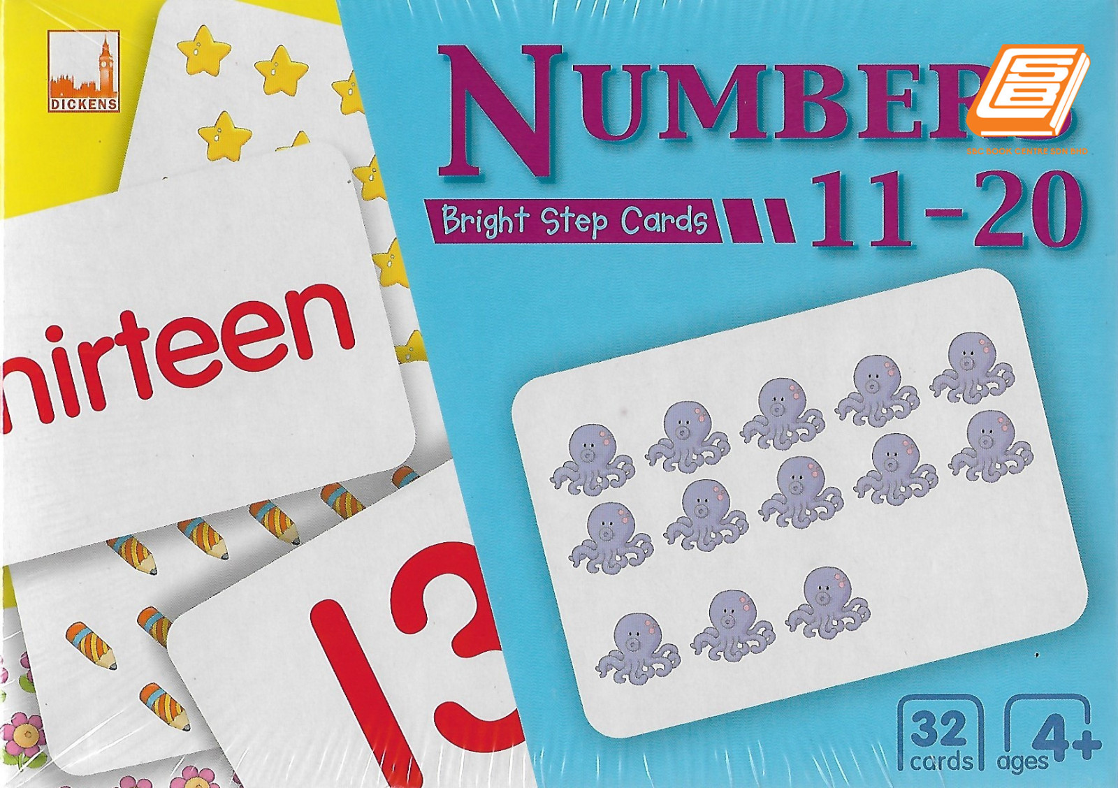 Numbers Bright Step Card 11-20