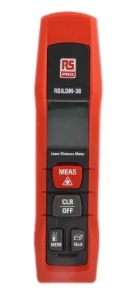 126-8183 - RS PRO ILDM-30 Laser Measure, 0.05 30 m Range, ±1.5 mm Accuracy