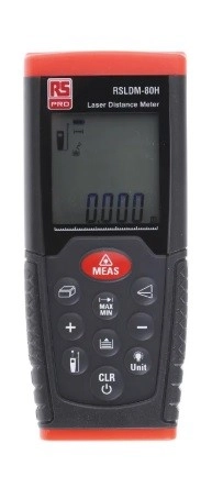 126-8184 - RS PRO RSLDM-100H Laser Measure, 0.05 → 100 m Range, ±1.5 mm Accuracy