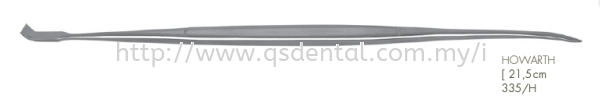 335/H [21.5cm Howarth Elevator  Raspatories Surgery Otto Leibinger GmbH Selangor, Malaysia, Kuala Lumpur (KL), Banting Supplier, Suppliers, Supply, Supplies | QS Dental Supply Sdn Bhd