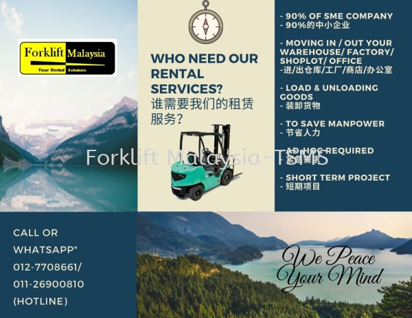 RENTAL FORKLIFT MALAYSIA RENTAL FORKLIFT MALAYSIA Malaysia, Selangor, Kuala Lumpur (KL), Batu Caves Supplier, Rental, Supply, Supplies | Twin Star Machinery Services