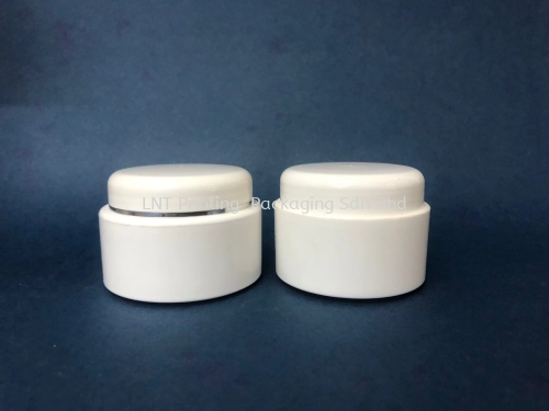 PJ155/50W-SL. 50gm White Plastic Jar