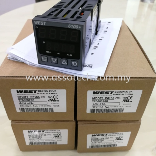 WEST Temperature Controller, Model : P6100