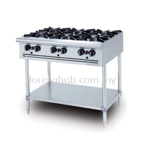 STAINLESS STEEL OPEN BURNER (OB6FS) FREE STANDING  STOVE Johor Bahru (JB), Malaysia Supplier, Suppliers, Supply, Supplies | HORECA HUB