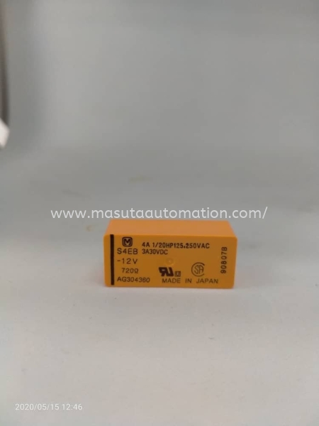 S4EB-12V Relay Relays & Socket Selangor, Malaysia, Kuala Lumpur (KL), Puchong Supplier, Suppliers, Supply, Supplies | Masuta Automation Sdn Bhd