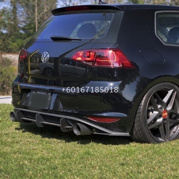 2014 2015 2016 2017 2018 2019 volkswagen golf mk7 rear bumper diffuser maxton style for mk7 golf gti bumper add on upgrade performance look black pp material new set GOLF MK7 VOLKSWAGEN Johor Bahru JB Malaysia Supply, Supplier, Suppliers | Vox Motorsport