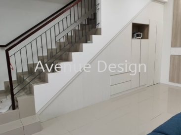 Staircase Partition Works at Livia Bandar Rimbayu