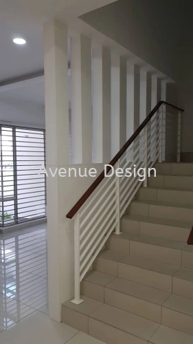 Staircase Partition Works at Subang Mas