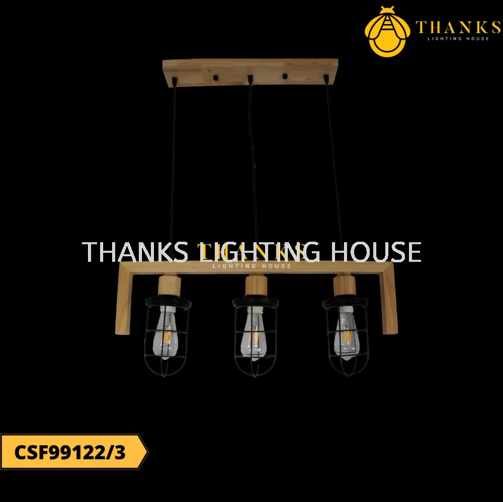 3 Heads Pendant Light - CSF99122/3