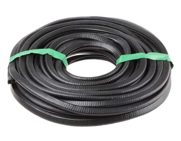 619-1528 - RS PRO PVC Black Edge Protector Strip, 20m x 14.4mm x 10.5mm