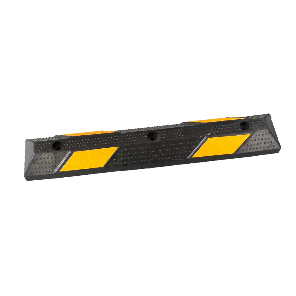 SC-WS03A 900mm Yellow Black Speed Humps Car Wheel Stop For Roadway Safety