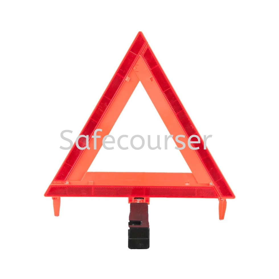 Traffic Sign Car Warning Triangle For Roadway Safety