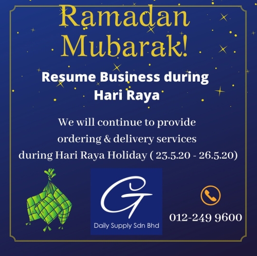 Continue Service During Hari Raya 