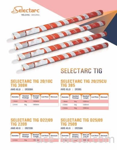 Selectarc Welding TIG ROD