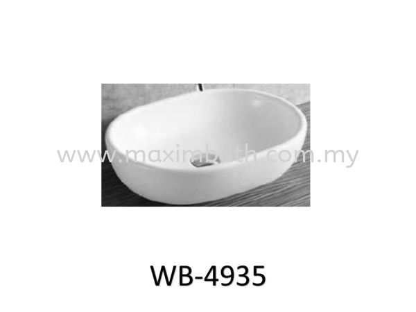 WB-4935 Countertop Basin Bathroom Basin Bathroom Collection Puchong, Selangor, Kuala Lumpur (KL), Malaysia Supplier, Suppliers, Supplies, Supply | Maxim Bath & Kitchen Gallery Sdn Bhd