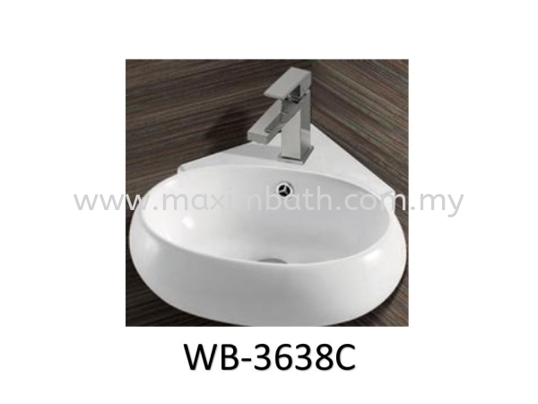 WB-3638C Wall Hung Basin Bathroom Basin Bathroom Collection Puchong, Selangor, Kuala Lumpur (KL), Malaysia Supplier, Suppliers, Supplies, Supply | Maxim Bath & Kitchen Gallery Sdn Bhd