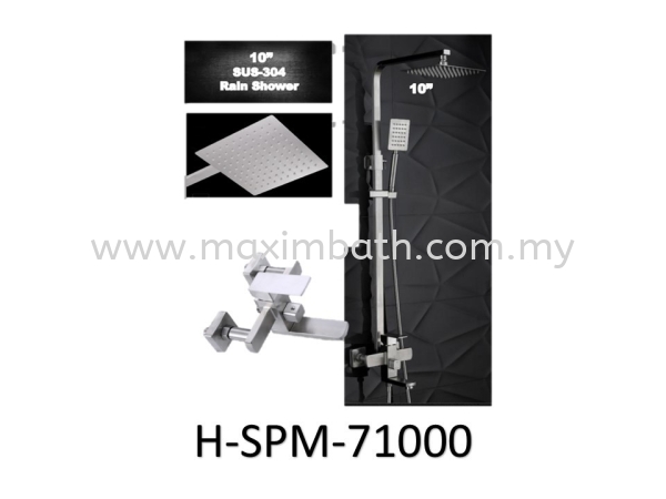 H-SPM-71000 Shower Post Set Shower Set Bathroom Collection Puchong, Selangor, Kuala Lumpur (KL), Malaysia Supplier, Suppliers, Supplies, Supply | Maxim Bath & Kitchen Gallery Sdn Bhd